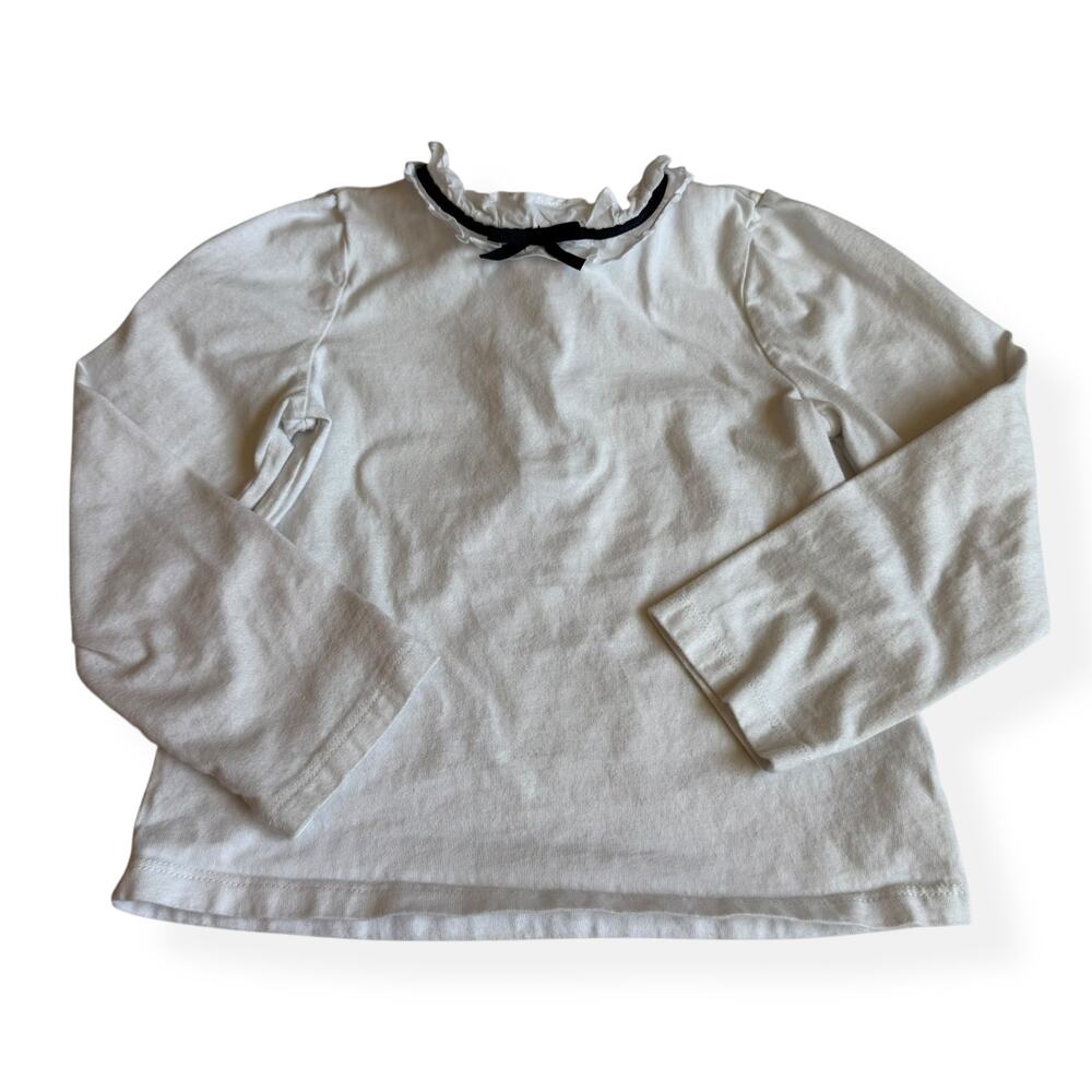 Janie and Jack Ruffle Collar Bow Jersey Top 5
